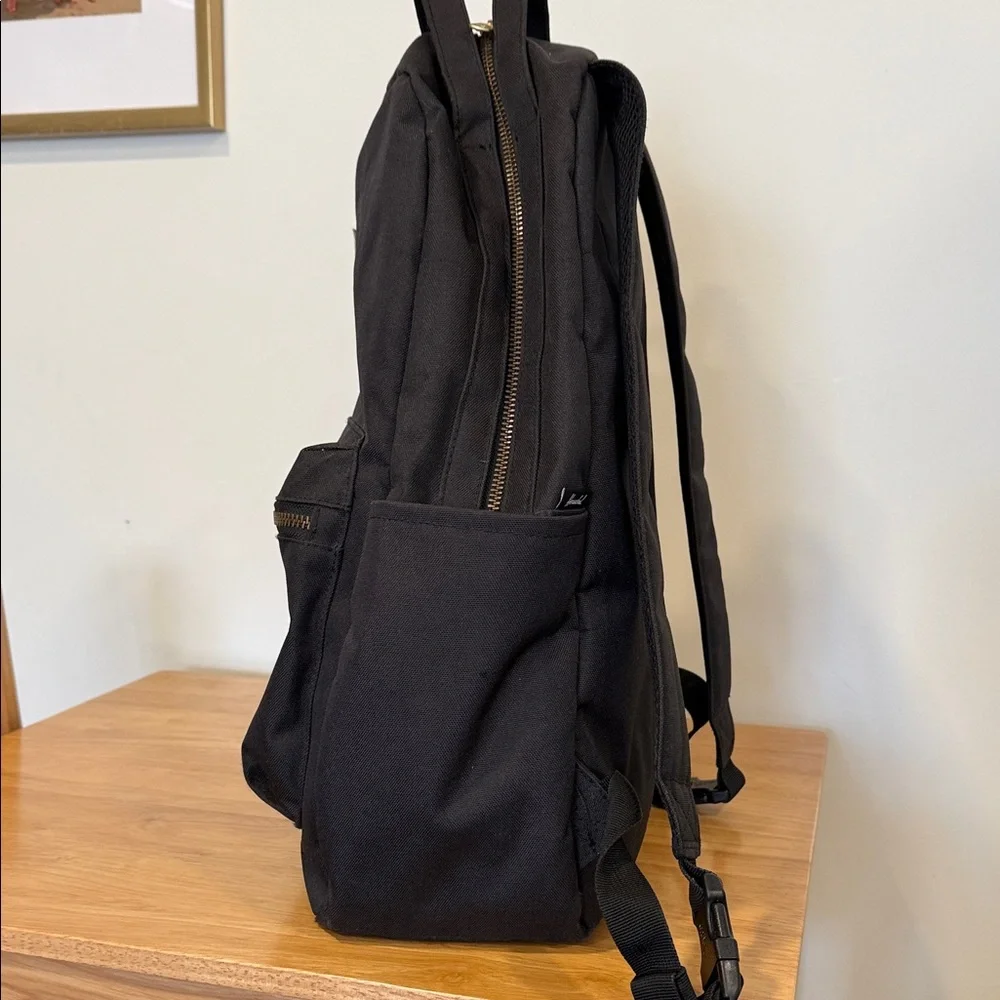 Herschel Black Diaper Bag/Backpack and changing pad